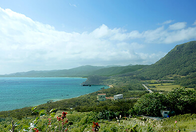 The landscape of Ishigaki Island
