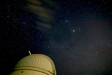 The starry sky seen from Ishigakijima observatory
